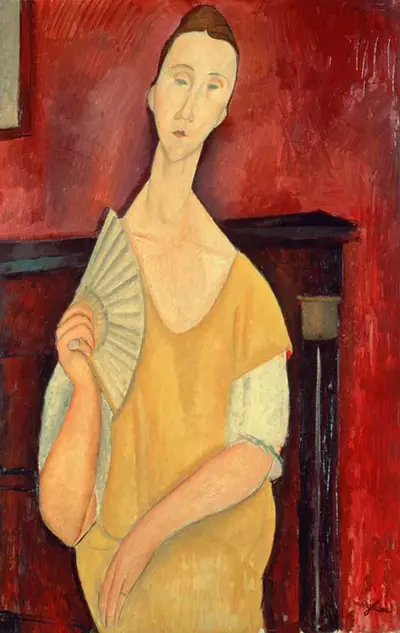 Woman with a Fan — Amedeo Modigliani