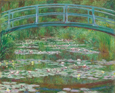 Japanese Footbridge — Claude Monet