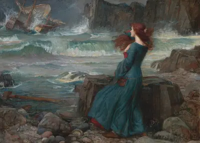 Miranda - The Tempest — John William Waterhouse