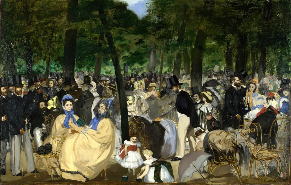 Music in the Tuileries — Édouard Manet