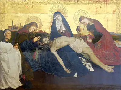 Pietà of Villeneuve-lès-Avignon — Enguerrand Quarton