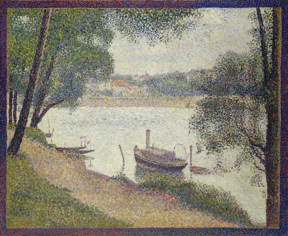 Gray weather, Grande Jatte — Жорж Сёра