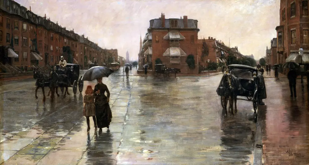 Rainy Day, Boston — Childe Hassam