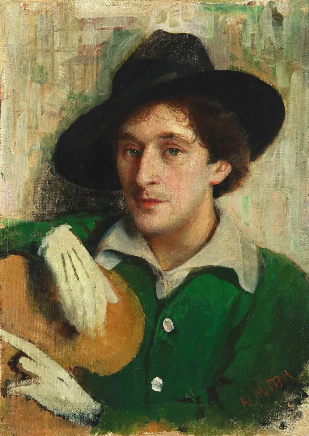 Yury Pen - Portrait of Marc Chagall — Yehuda Pen