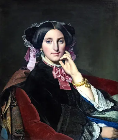 Musée Ingres-Bourdelle - Portrait de Madame Gonse - Ingres - Joconde 06070000001