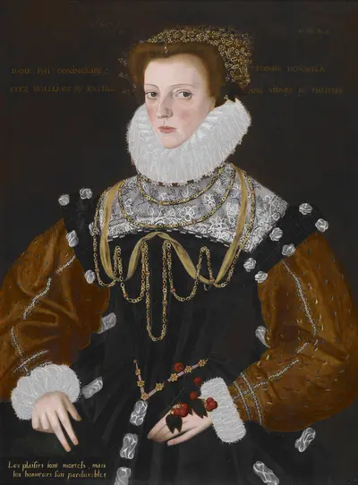 Леди Филиппа Конингсби — George Gower (British, 1530-1596)