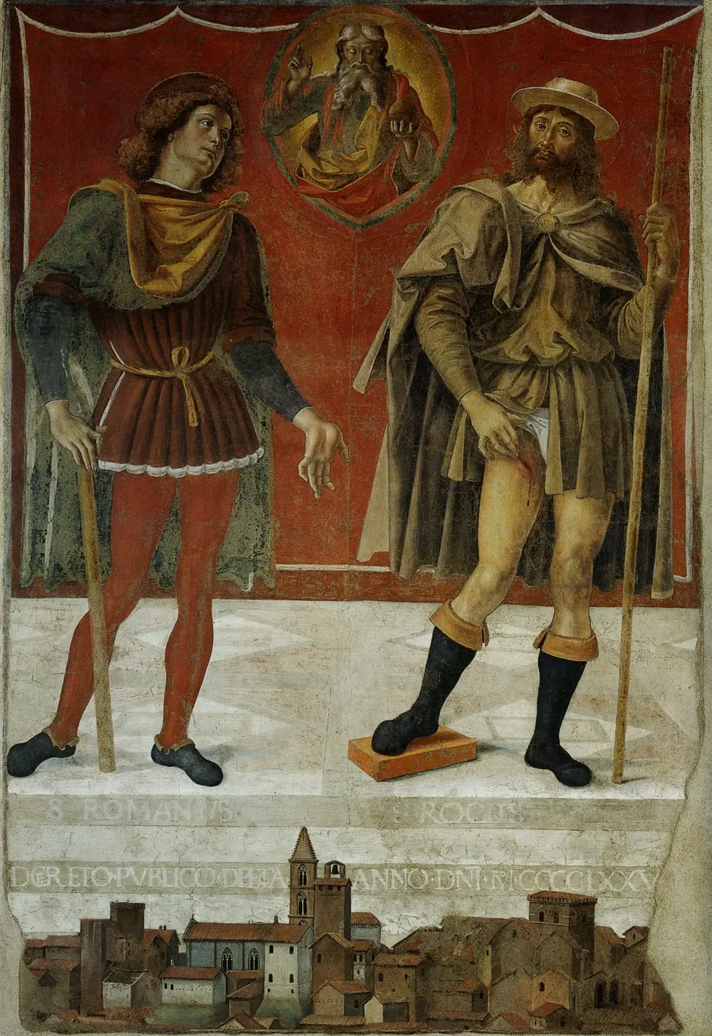 God the Father with Two Saints — Пьетро Перуджино