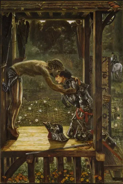 Edward Burne-Jones - The Merciful Knight