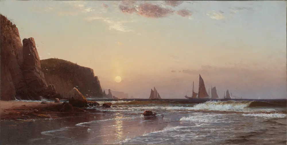 Morning at Grand Manan — Alfred Thompson Bricher (American, 1837-1908)