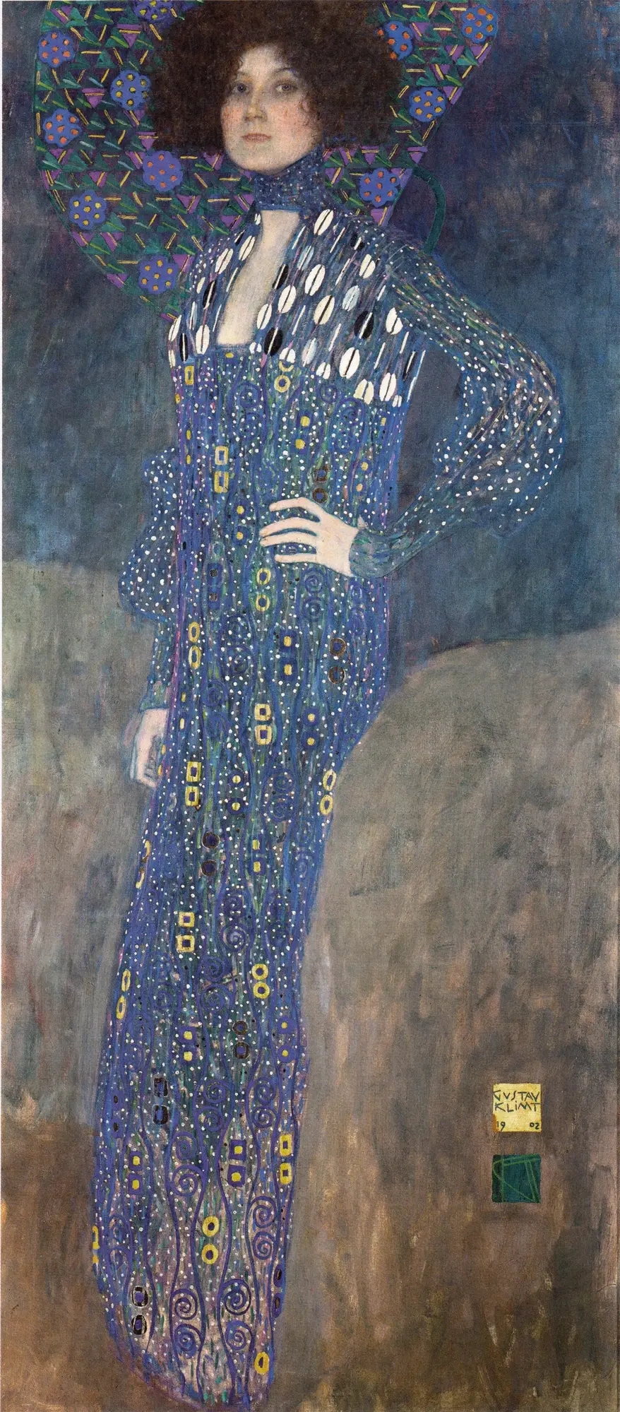 Portrait of Emilie Louise Flöge — Густав Климт
